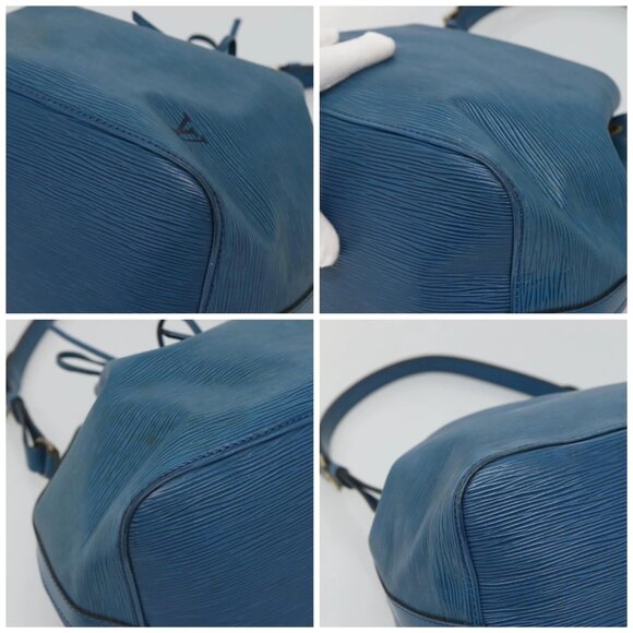 LOUIS VUITTON Epi Petit Noe Shoulder Bag Blue M44105 LV Auth bs27625 - Picture 14 of 16